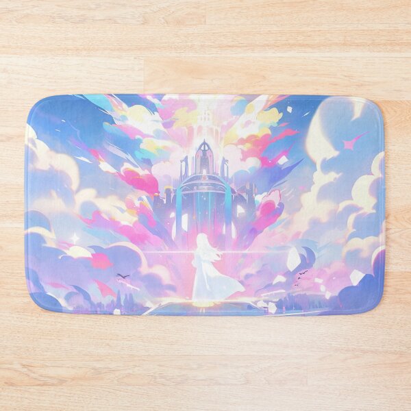 Item preview, Celestial Kingdom Angelic Figure Fantasy Landscape designed and sold by bubblegoth.