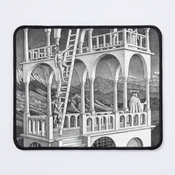 Item preview, maurits cornelis escher, m c escher paintings, m c escher artwork designed and sold by marti-oryo.
