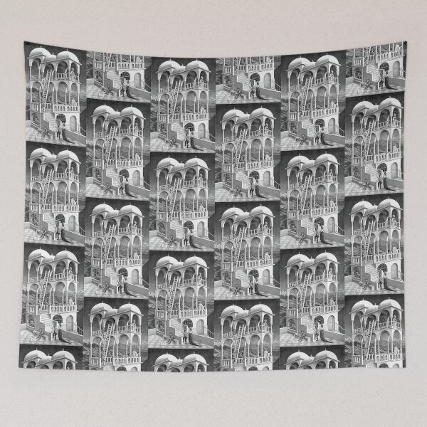 Item preview, maurits cornelis escher, m c escher paintings, m c escher artwork designed and sold by marti-oryo.