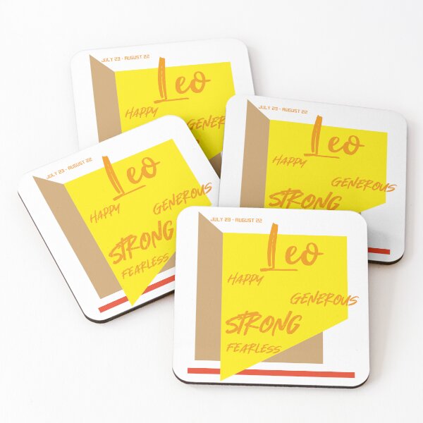 Item preview, Leo zodiac sign happy, generous, strong and fearless design designed and sold by Mario Cabrera.