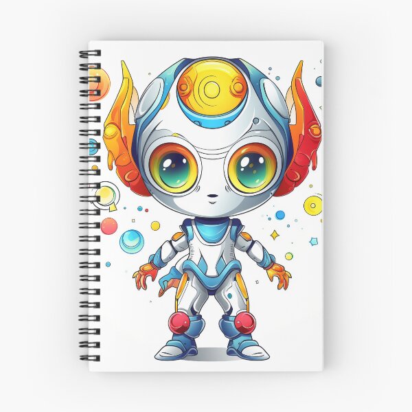 Item preview, Cute Futuristic Robot Cuddly Toy designed and sold by ObjCrea123.