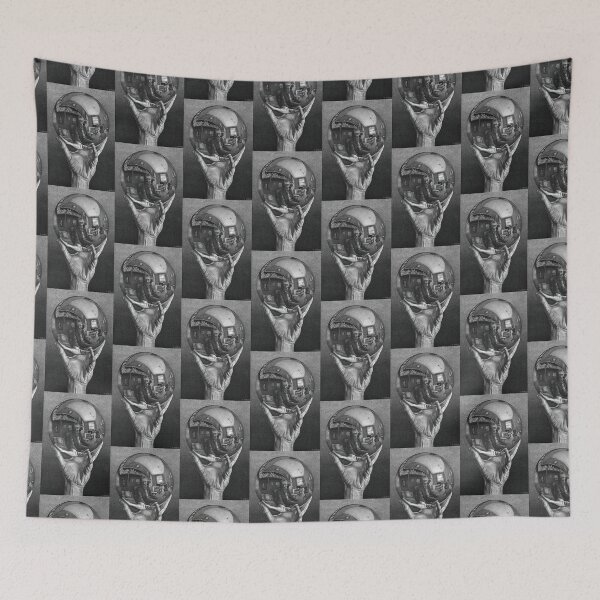 Item preview, maurits cornelis escher, m c escher paintings, m c escher artwork designed and sold by marti-oryo.