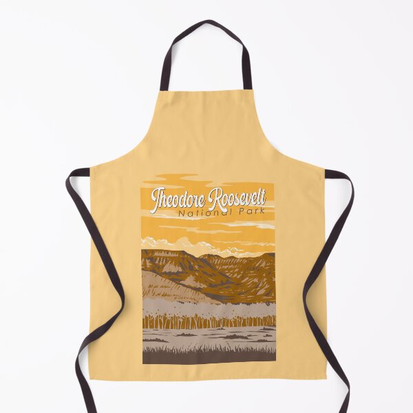 Item preview, Theodore Roosevelt National Park Illustration Travel Art Vintage designed and sold by KrisSidDesigns.