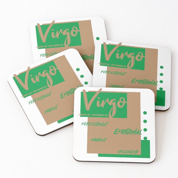 Item preview, Virgo zodiac sign perfectionist, modest, organized and emotional design designed and sold by Mario Cabrera.
