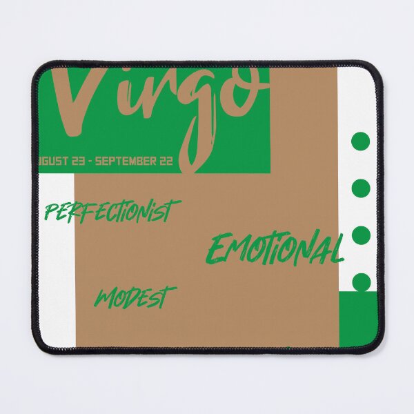 Item preview, Virgo zodiac sign perfectionist, modest, organized and emotional design designed and sold by Mario Cabrera.