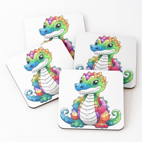 Item preview, Cute Colorful Crocodile Plush designed and sold by ObjCrea123.