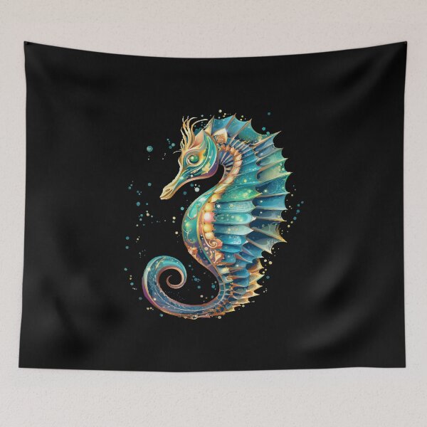 Item preview, Beautiful seahorse for sea animal fans, gift fish designed and sold by Andrea-Design.
