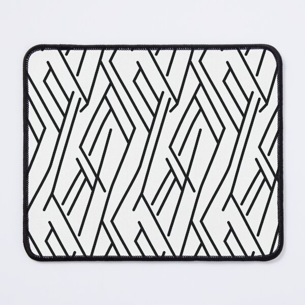 Item preview, Abstract lines pattern, black & white, modern pattern design designed and sold by ontano.
