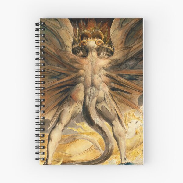 Item preview, William Blake - The Red Dragon designed and sold by TwistedCity.