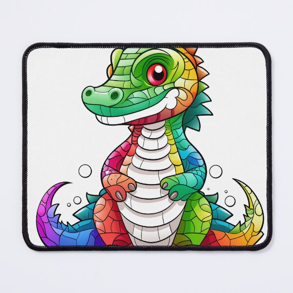 Item preview, Colorful Crocodile Plushie designed and sold by ObjCrea123.