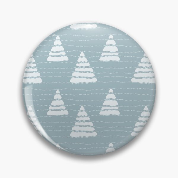 Item preview, White Christmas trees with white beads strings pattern designed and sold by Zhirafa.