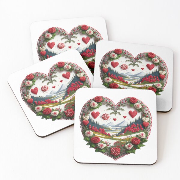 Item preview, Valentine Embroidered Heart designed and sold by SGillum.