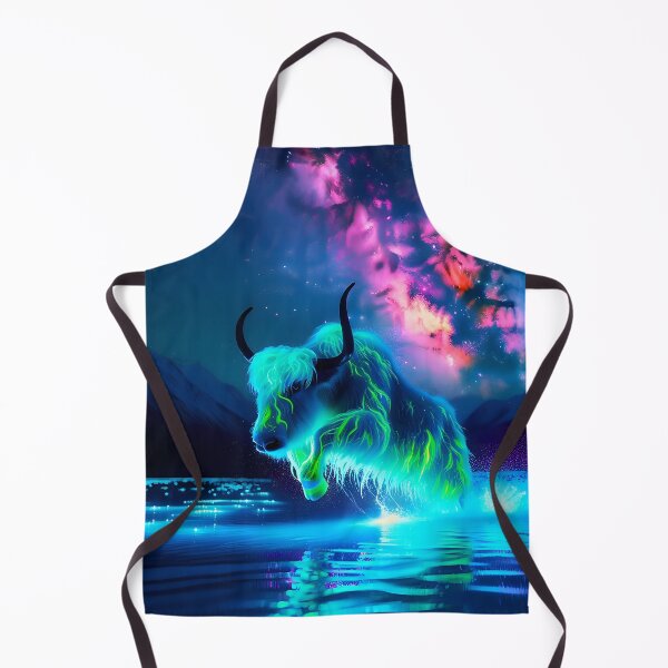 Item preview, Neon Blacklight Style Yak Leap designed and sold by Matt's Artificial Nature.