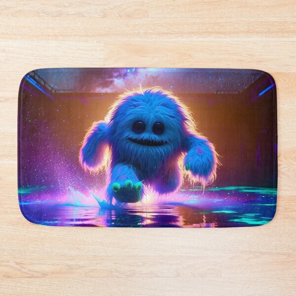 Item preview, Neon Blacklight Style Fluffy Alien Leap designed and sold by Matt's Artificial Nature.