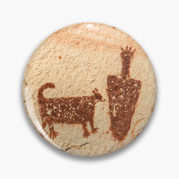 Item preview, A Boy And His Dog Pictograph From Central Utah designed and sold by Kevin Wellard.