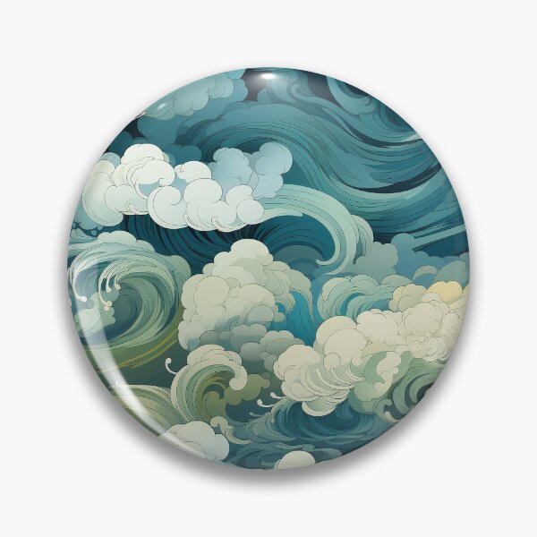 Item preview, Celestial Cloudscape pattern, watercolor design designed and sold by ontano.