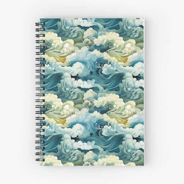 Item preview, Celestial Cloudscape pattern, watercolor design designed and sold by ontano.