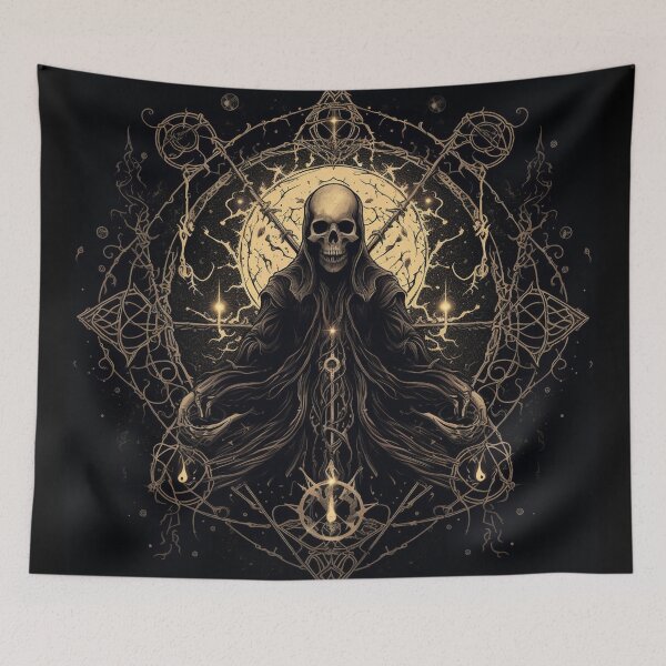 Artikelvorschau, Okkulter Totenkopfpriester – Seans Hexenhandwerk entworfen und verkauft von DarkDesign69.