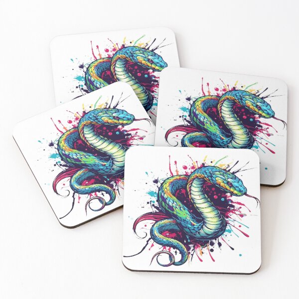 Item preview, A beautiful colorful snake designed and sold by Marcoshop10.