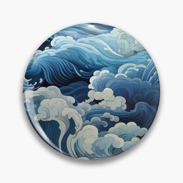 Item preview, Celestial Cloudscape pattern, watercolor design designed and sold by ontano.