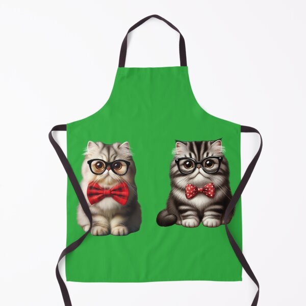 Item preview, cute cats with glasses designed and sold by Cuteanimecorner.
