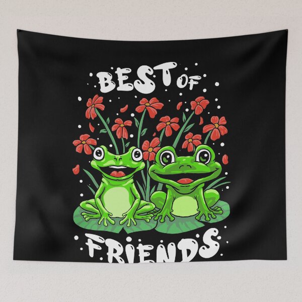 Item preview, cartoon frog - best of friends designed and sold by DarioCrow.