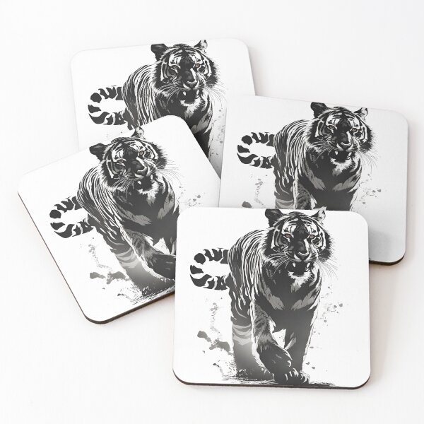 Item preview, Black and white tiger designed and sold by SweetRossel.