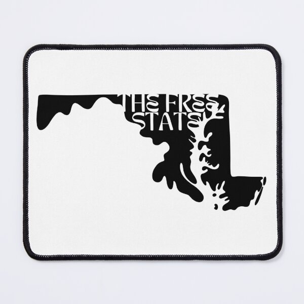 Item preview, Maryland The Free State Nickname MD Outline designed and sold by lbestdesigns.