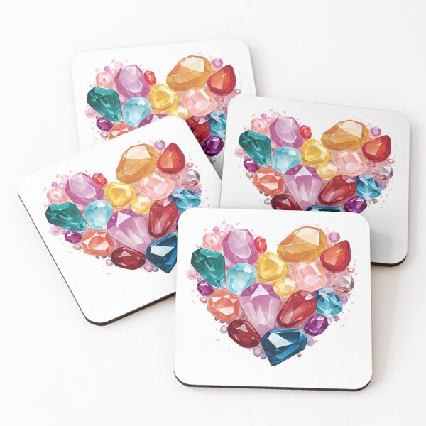 Item preview, Crystal Gem Candy Love - Vibrant Sweet Treat Design designed and sold by Pobru.
