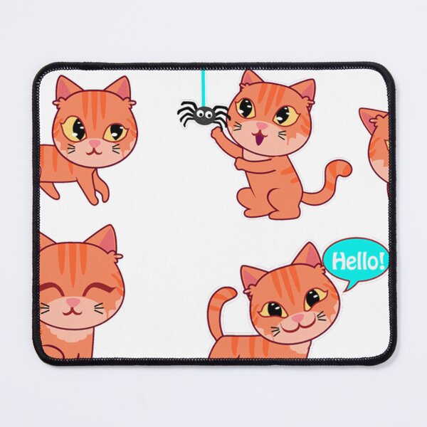 Item preview, funny cute cartoon cat pattern designed and sold by DarioCrow.