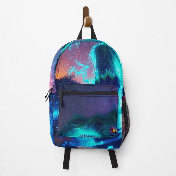 Item preview, Neon Blacklight StyleSpace Yeti Leap designed and sold by Matt's Artificial Nature.