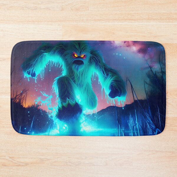 Item preview, Neon Blacklight StyleSpace Yeti Leap designed and sold by Matt's Artificial Nature.