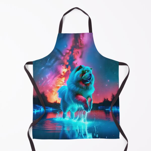 Item preview, Neon Blacklight Style Chow Dog Leap designed and sold by Matt's Artificial Nature.