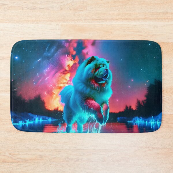 Item preview, Neon Blacklight Style Chow Dog Leap designed and sold by Matt's Artificial Nature.