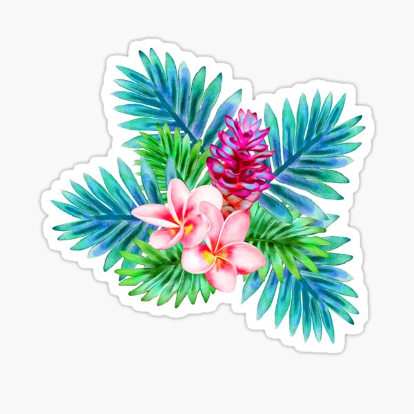Item preview, Tropical Leaves Blue designed and sold by CraterLakeDCo.
