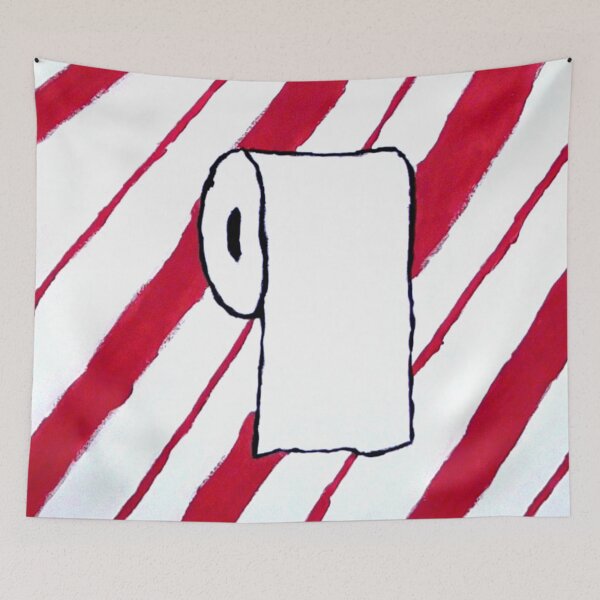 Artikelvorschau, Zuckerstangen-Toilettenpapier entworfen und verkauft von Dodie the Llama Designs.