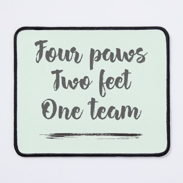Item preview, 4 paws, 2 feet, 1 team designed and sold by kookycomet.