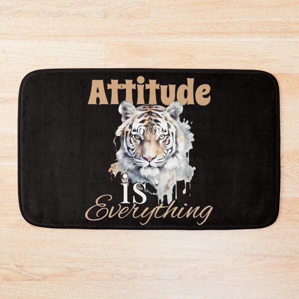 Item preview, Attitude is Everything Tiger designed and sold by TigerRoseStudio.