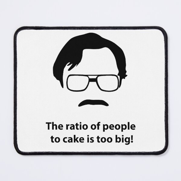 Item preview, The Ratio Of People To Cake designed and sold by IgnorantAI.