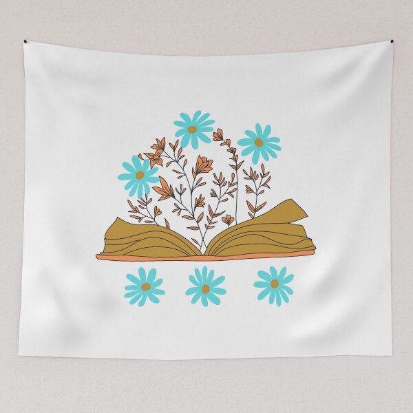 Item preview, Open Book With Flowers designed and sold by stylechoc.
