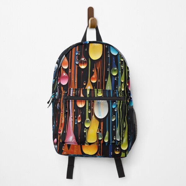 Item preview, Abstract art with vibrant raindrops designed and sold by Nextstep Design.