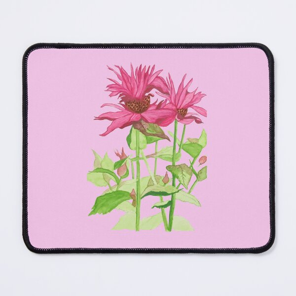 Item preview, Floral Pink Bee Balm designed and sold by LiaIsabellaArt.