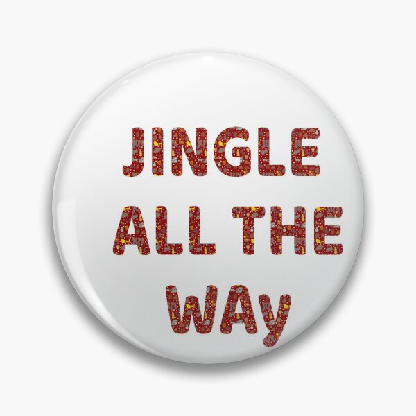 Item preview, Jingle All The Way - Festive Red Christmas Lettering designed and sold by ara-designs.