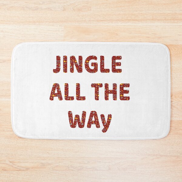 Item preview, Jingle All The Way - Festive Red Christmas Lettering designed and sold by ara-designs.