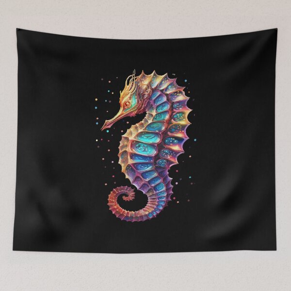 Item preview, Beautiful seahorse for sea animal fans, gift fish designed and sold by Andrea-Design.