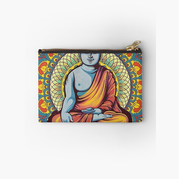 Item preview, Blue buddah with geometric background  designed and sold by EasyPrints337.