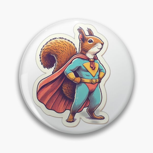 Item preview, Super Squirrel: The Caped Crusader designed and sold by daneko.