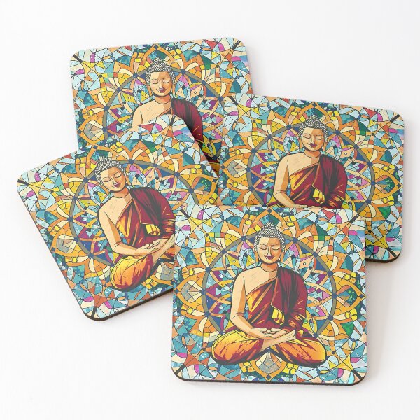 Item preview, Buddha on Stained Glass designed and sold by EasyPrints337.