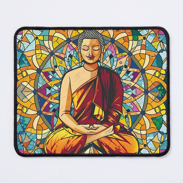 Item preview, Buddha on Stained Glass designed and sold by EasyPrints337.