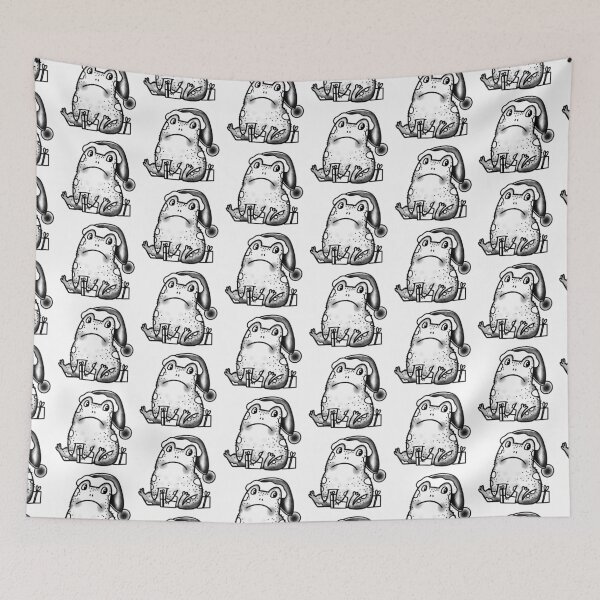 Item preview, Tattoo style SANTA toad designed and sold by jazzydevil.